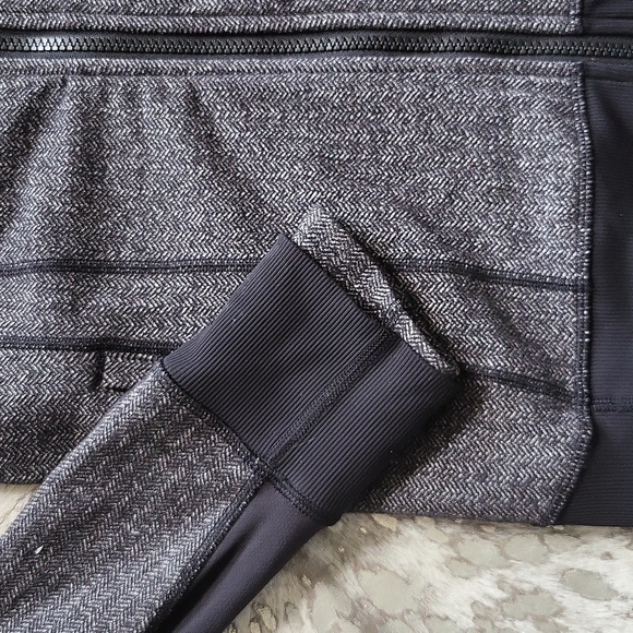 Lululemon Daily Practice Jacket Herringbone Sz10 - Picture 6 of 12